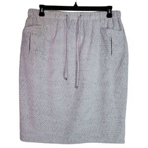 Calvin Klein Gray Lightweight Pencil Skirt (Size XL)